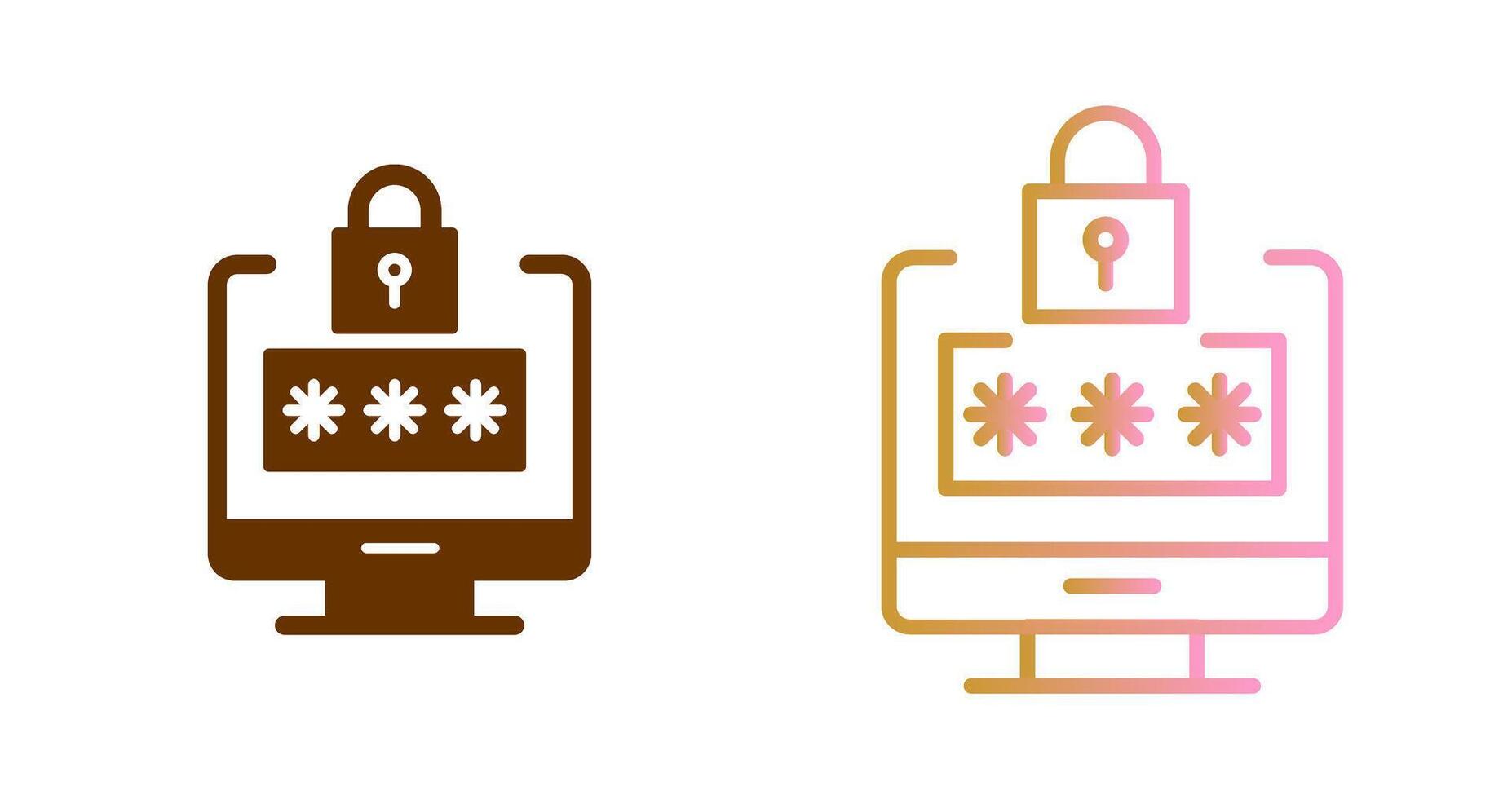 Lock Icon Design vector