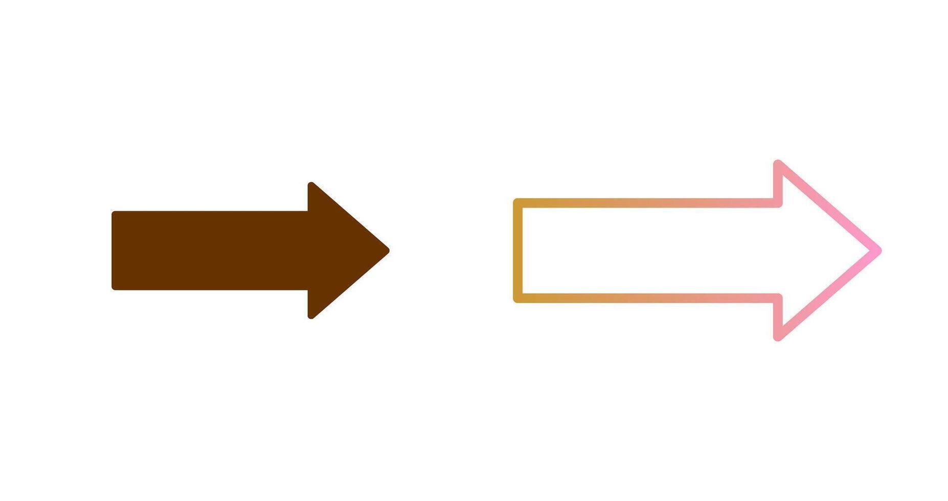 Arrow Right Icon Design vector
