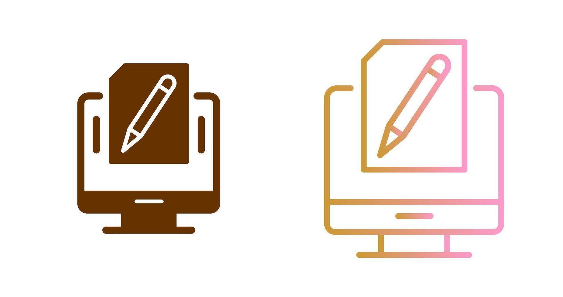 Pencil Icon Design vector