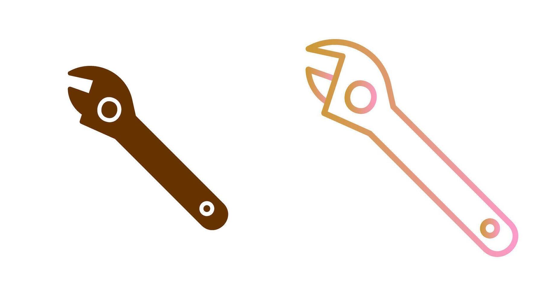 Wrench Icon Design vector