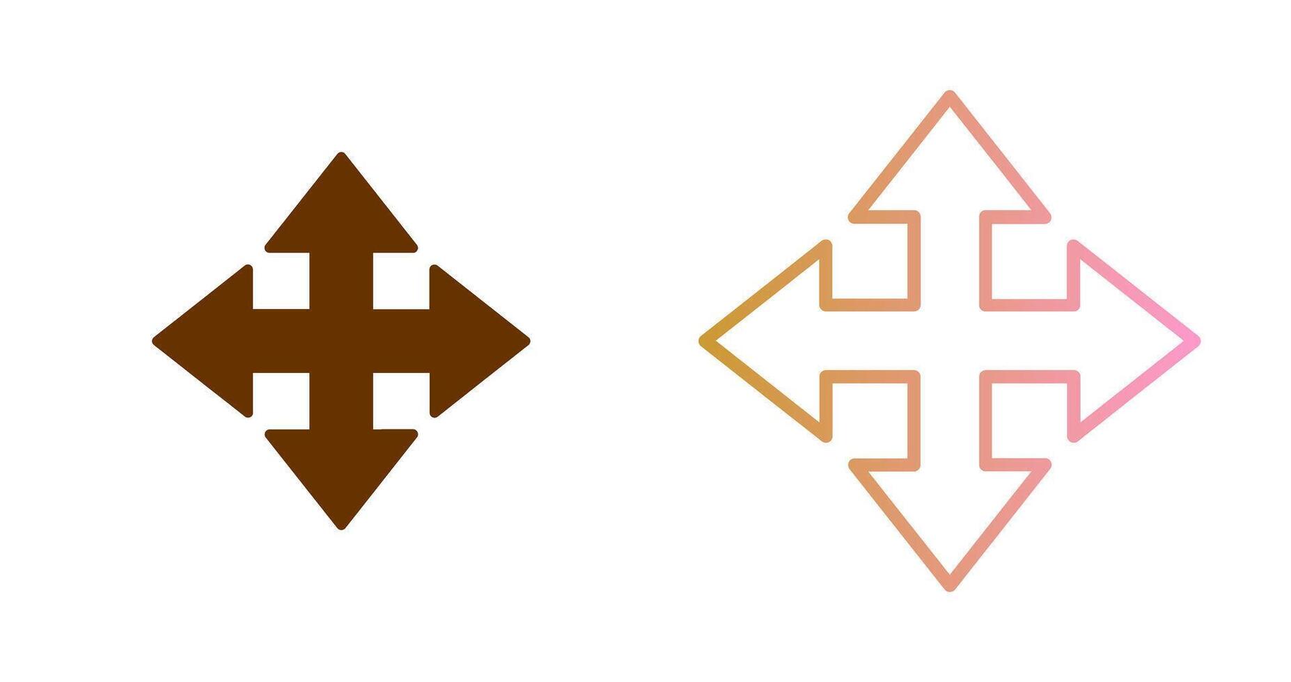 Move Arrow Icon Design vector