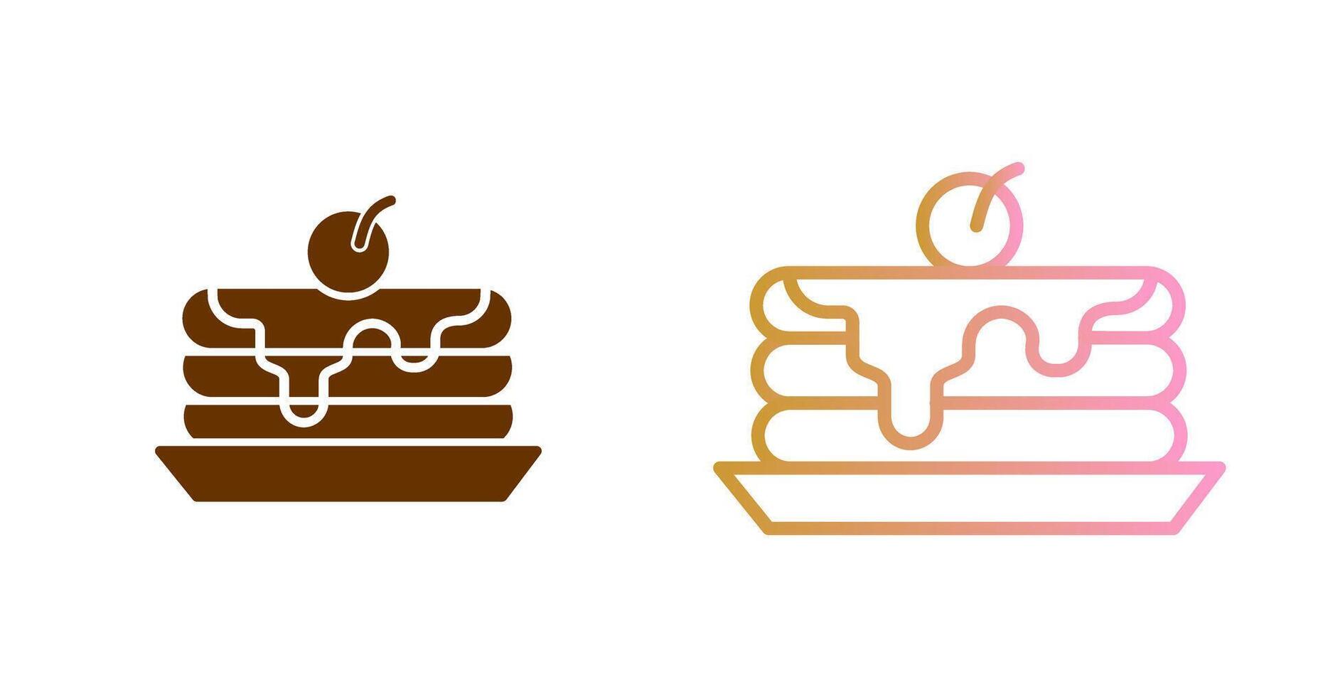 Pancake Icon Design vector