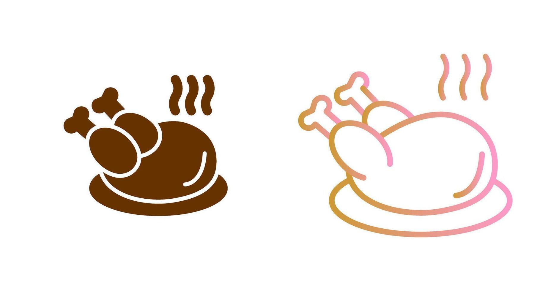 diseño de icono de pollo vector