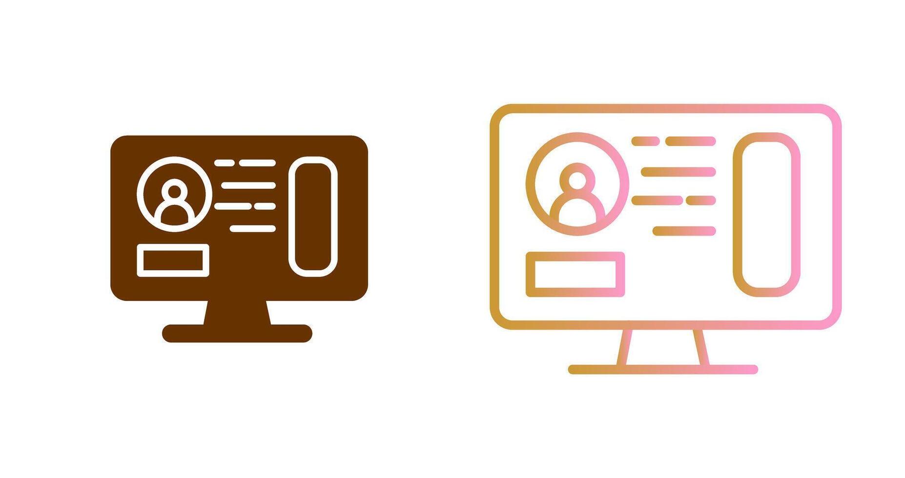 Profile Icon Design vector