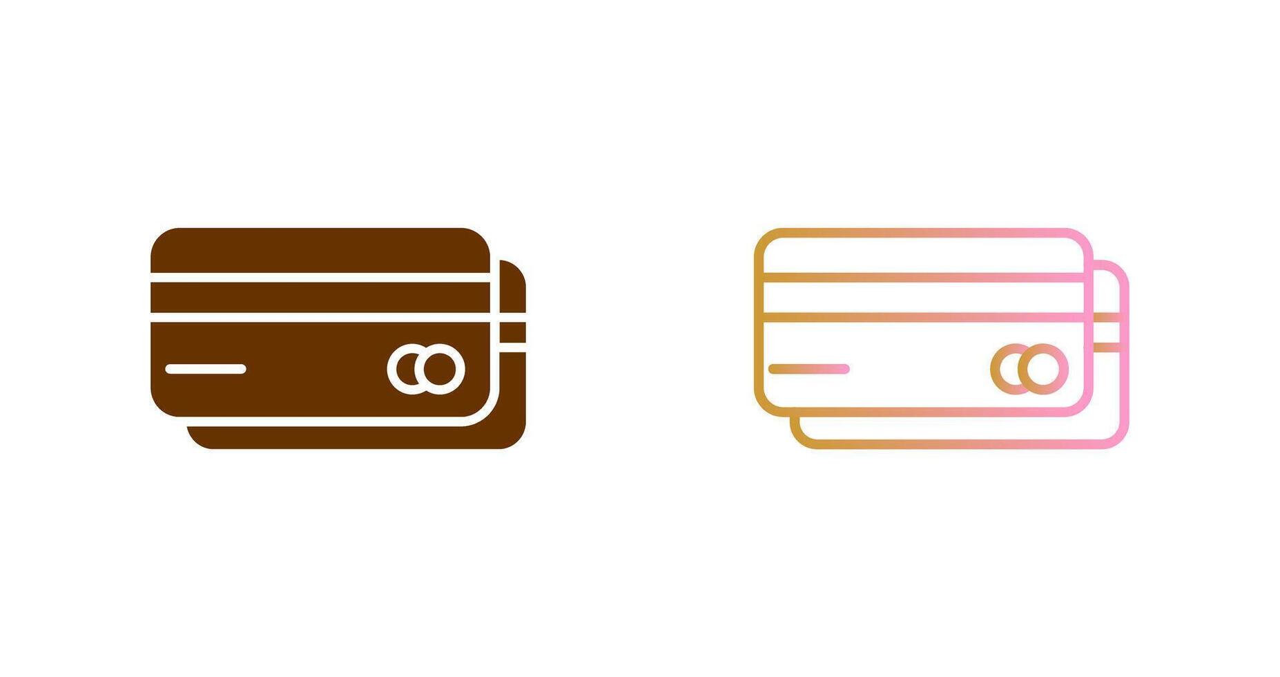 Credit Card Icon Design vector