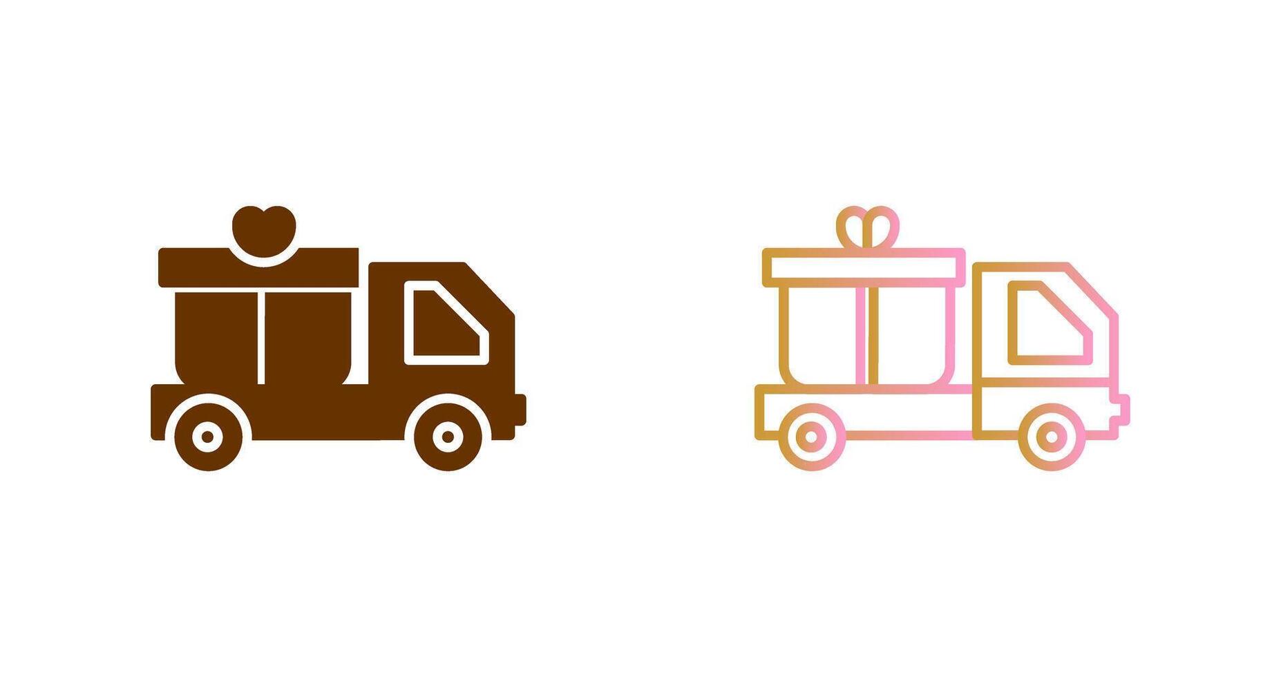 Delivery Gift Icon Design vector