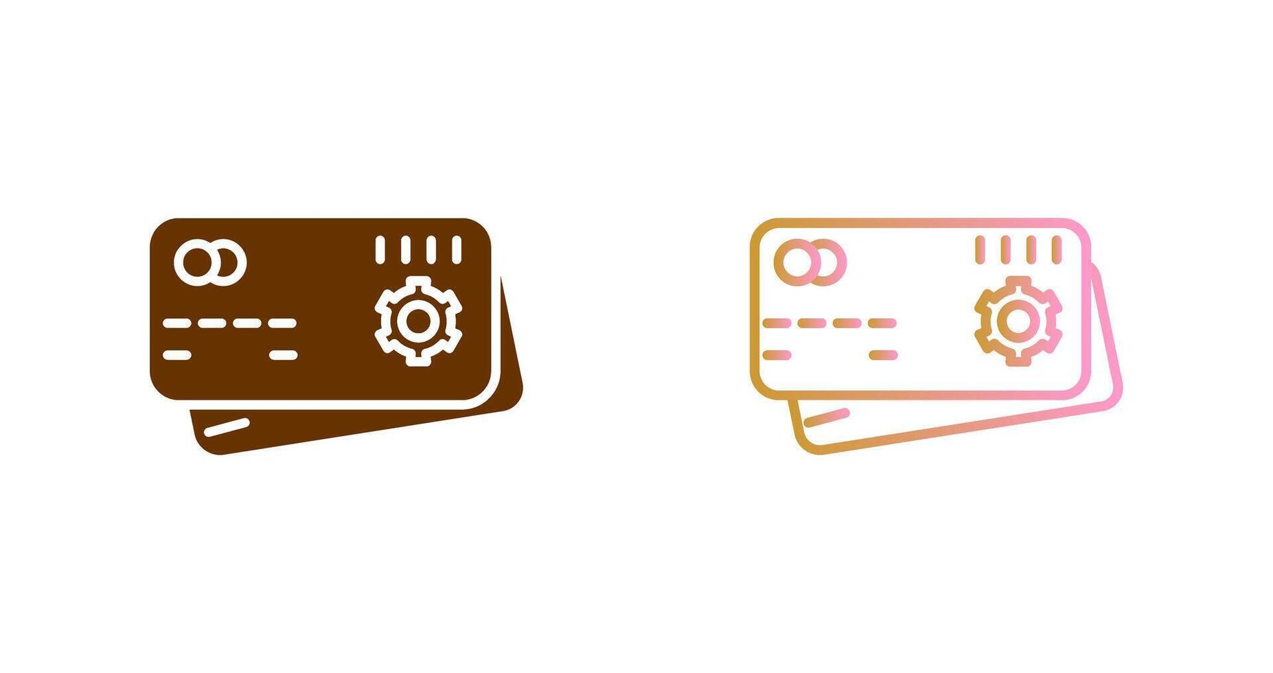 Payment Setting Icon Design vector