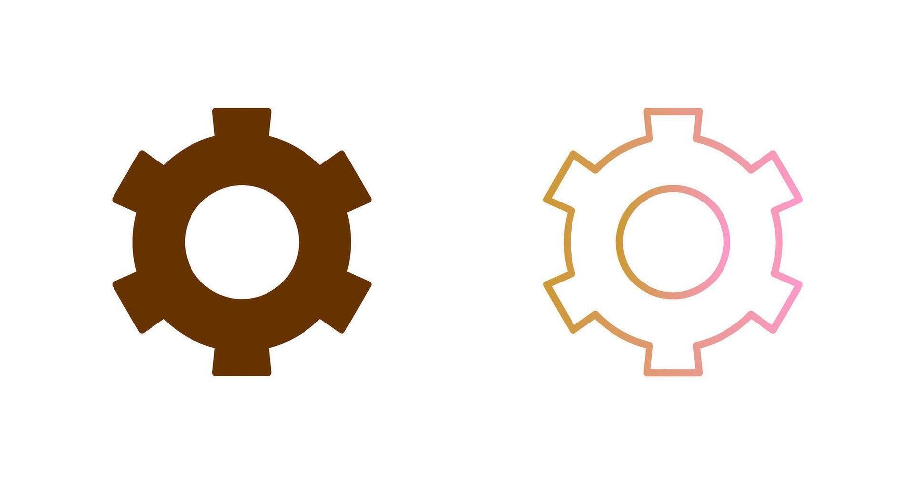 Setting Gear Icon Design vector