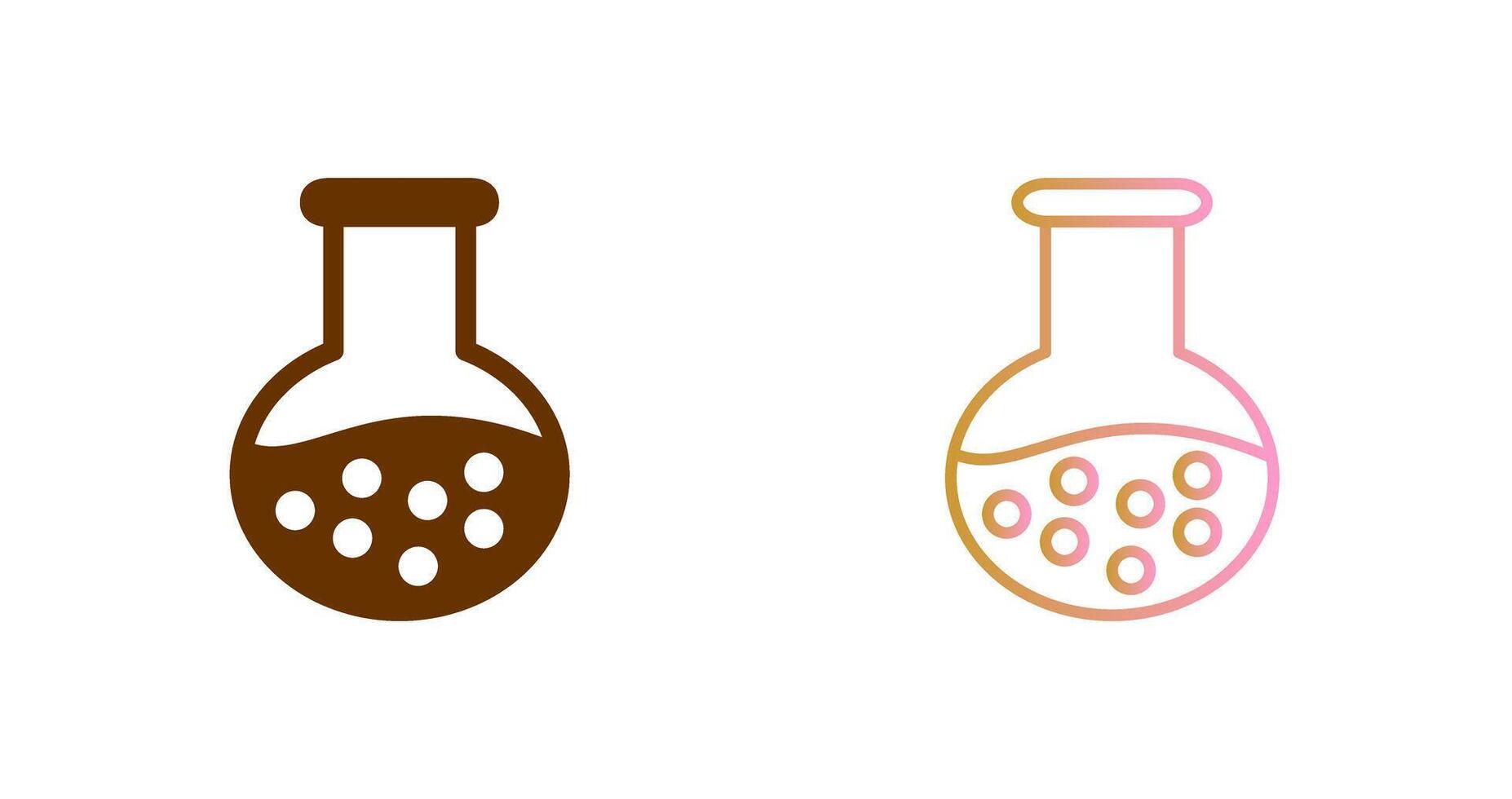 Acidic Liquid Icon Design vector