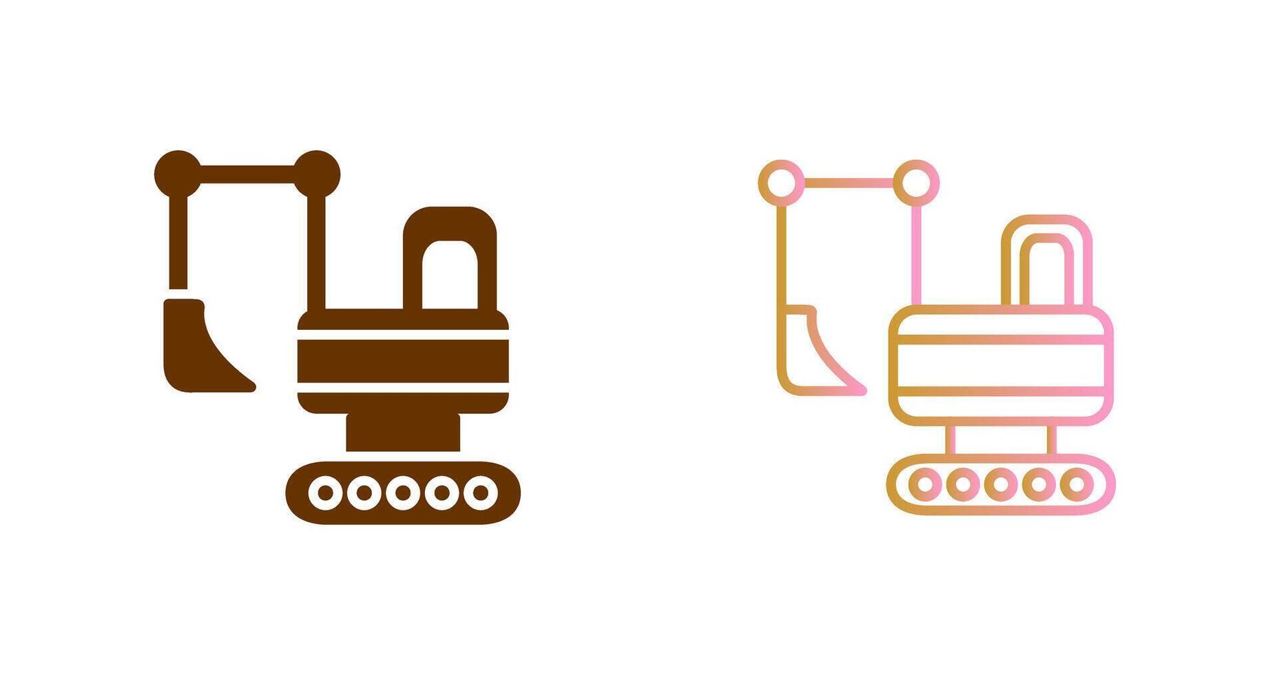 Heavy Machinery Icon Design vector