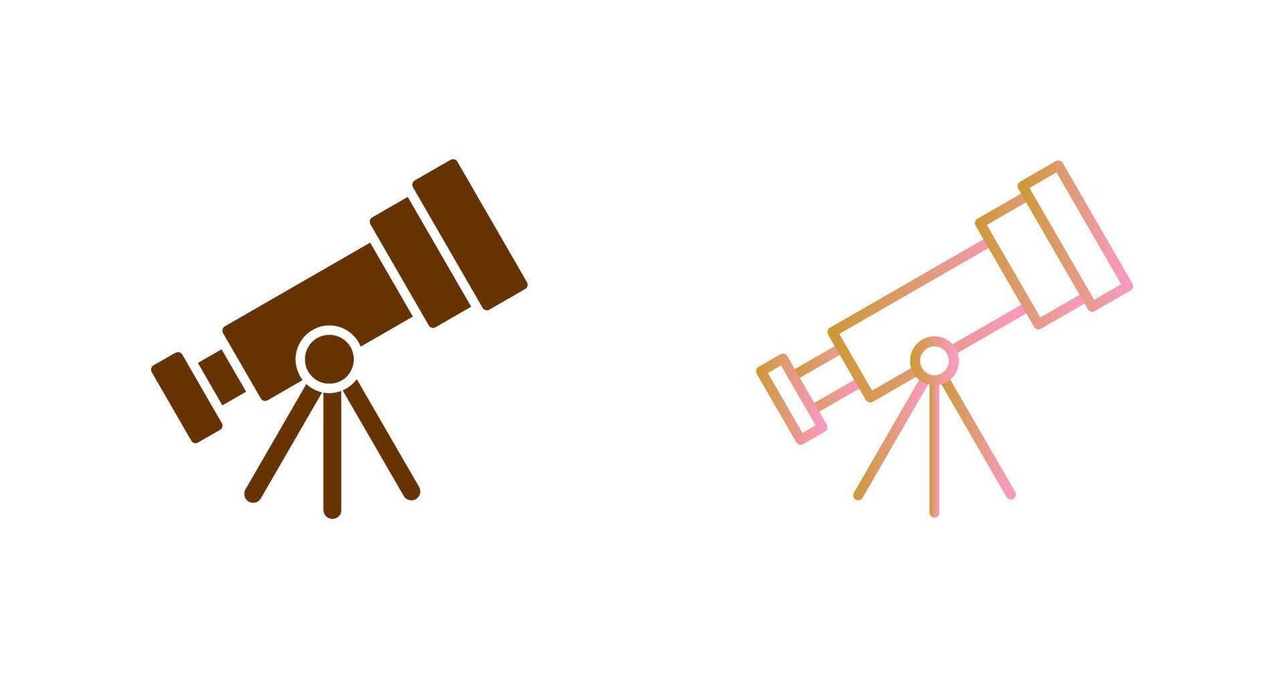 Telescope Icon Design vector