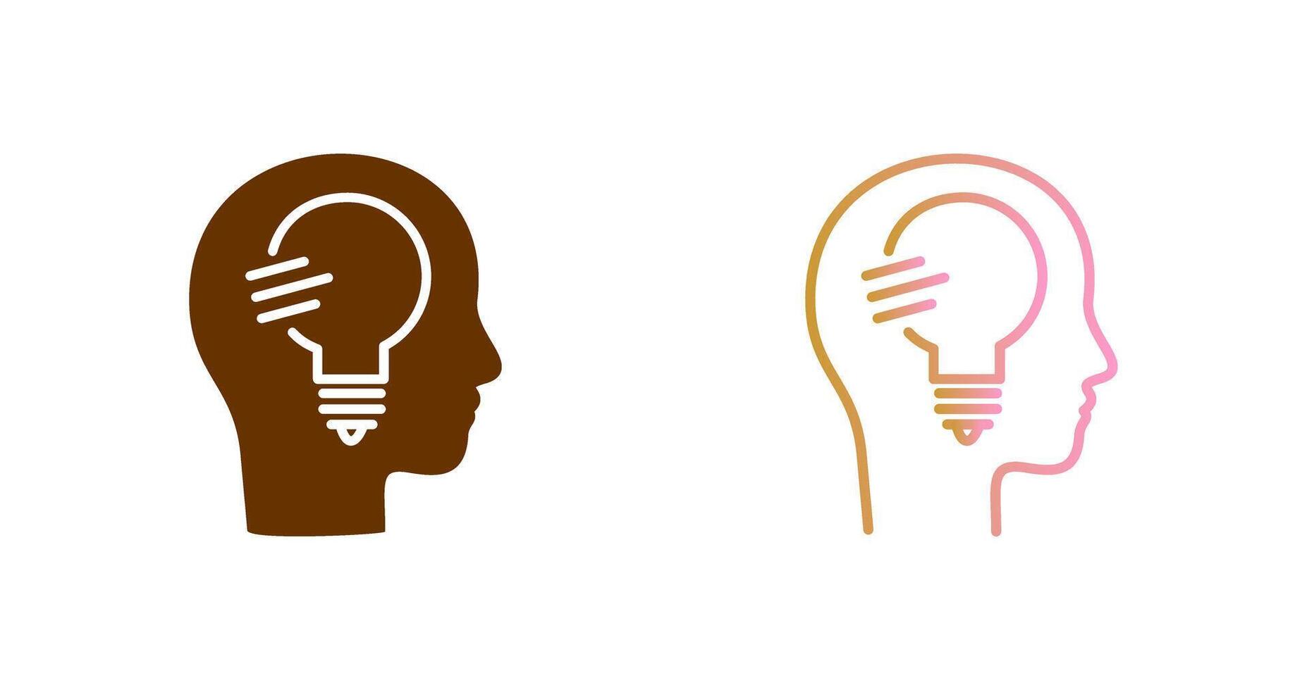 Thinking Icon Design vector