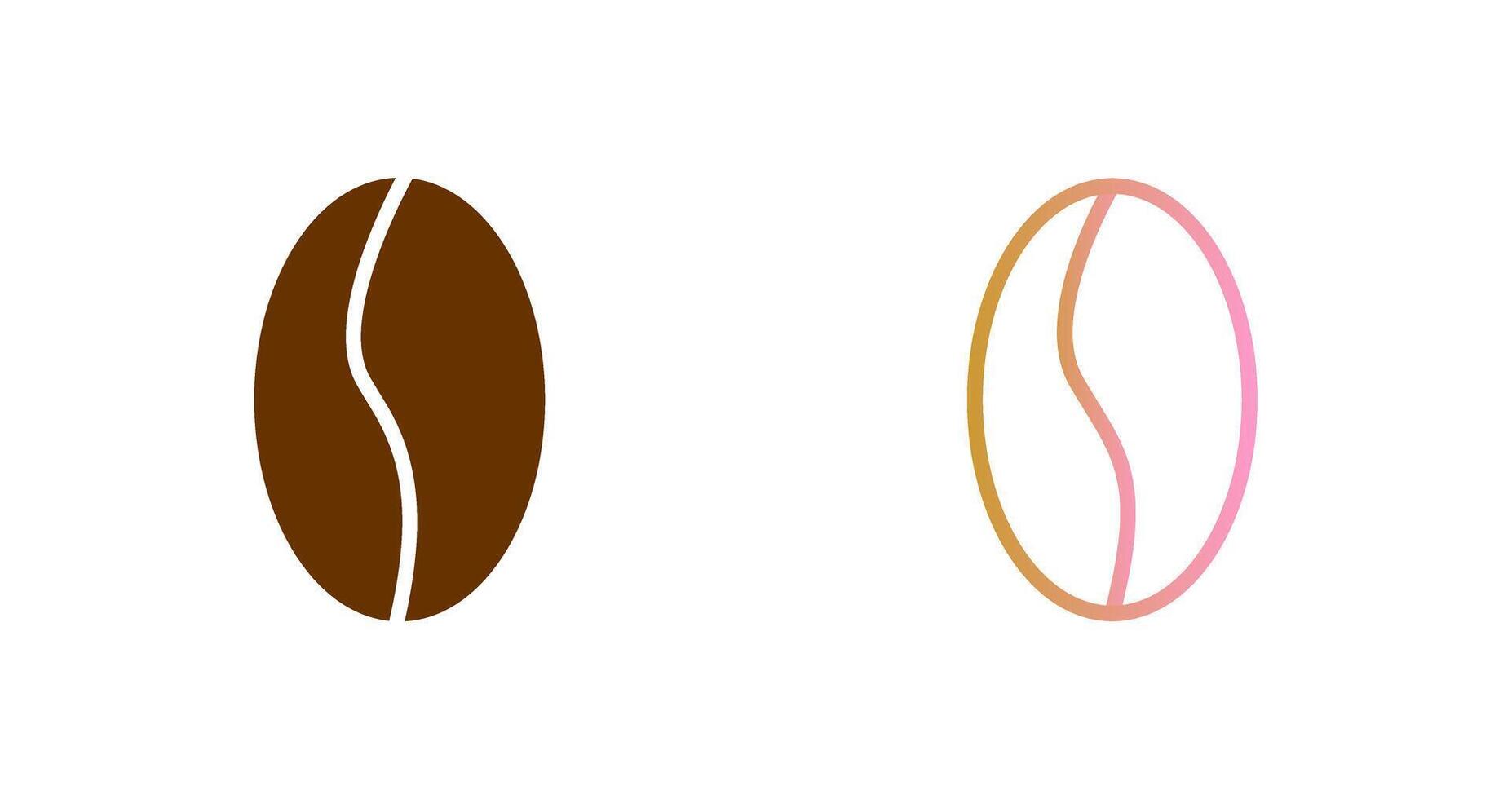 Coffee Grain Icon Design vector