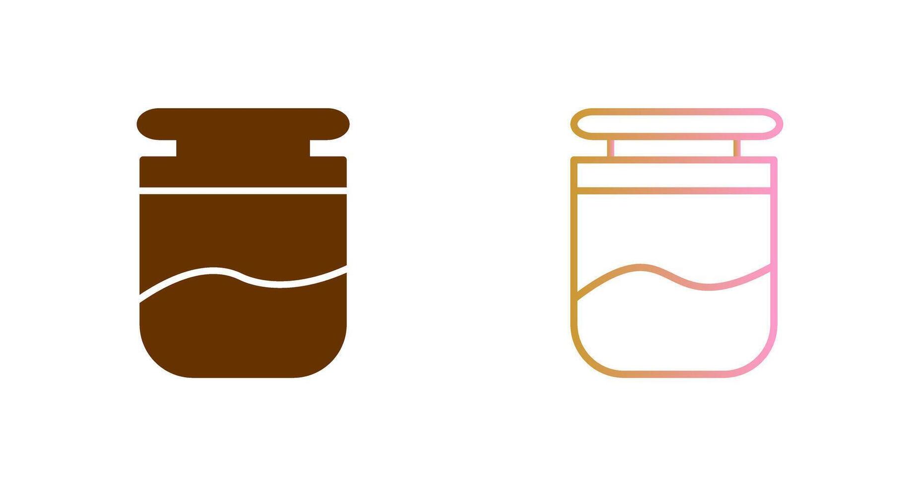 Jar on Display Icon Design vector