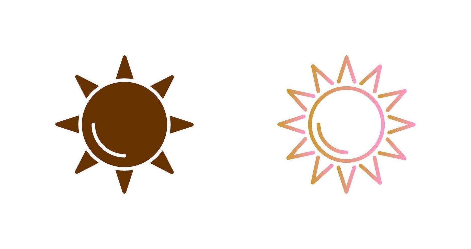 Sun I Icon Design vector