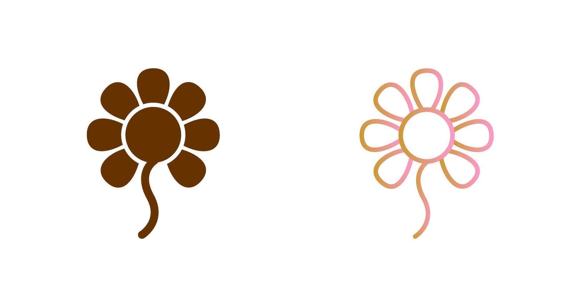 Small flowers Icon Design vector