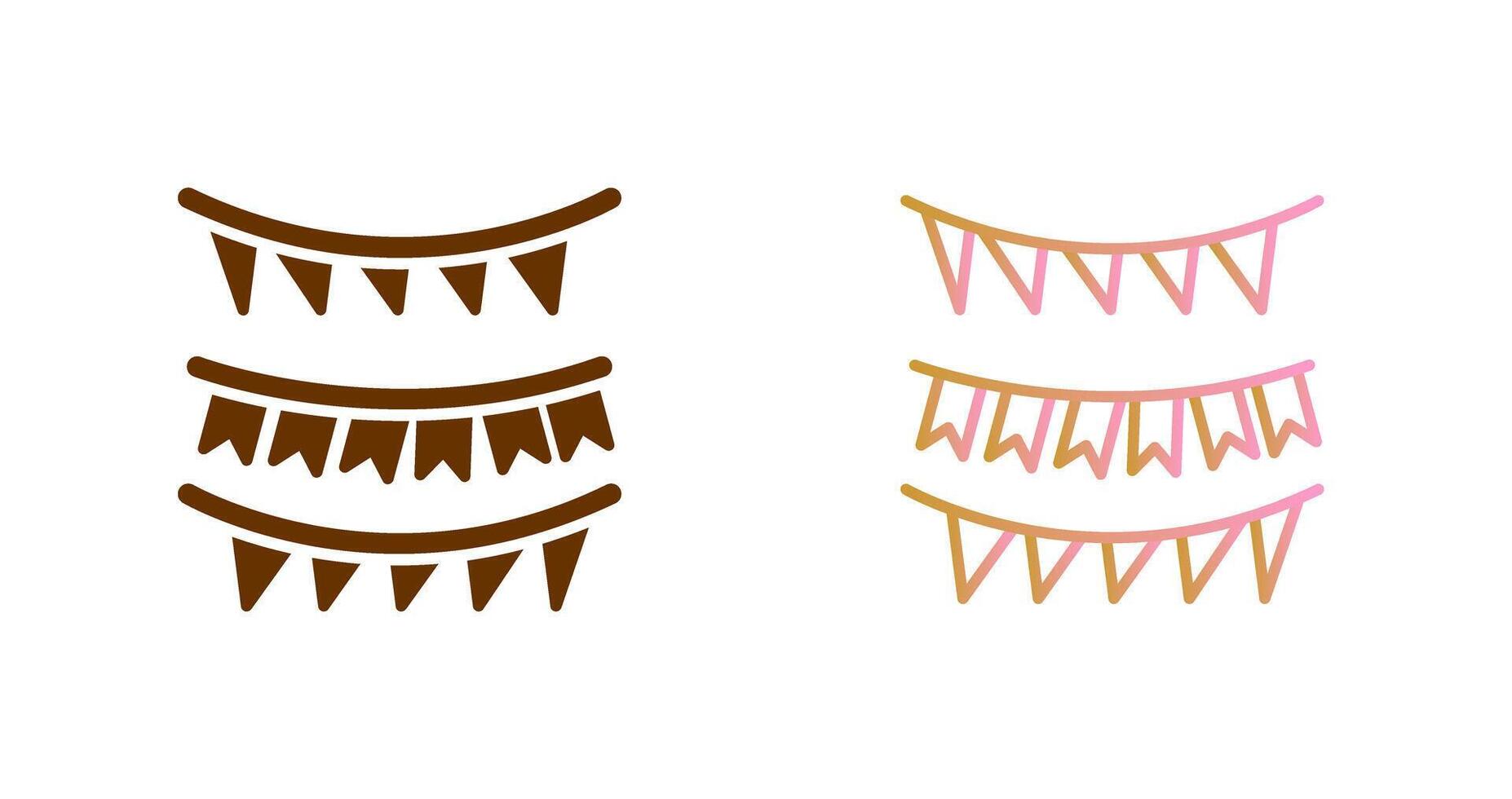Garlands Icon Design vector
