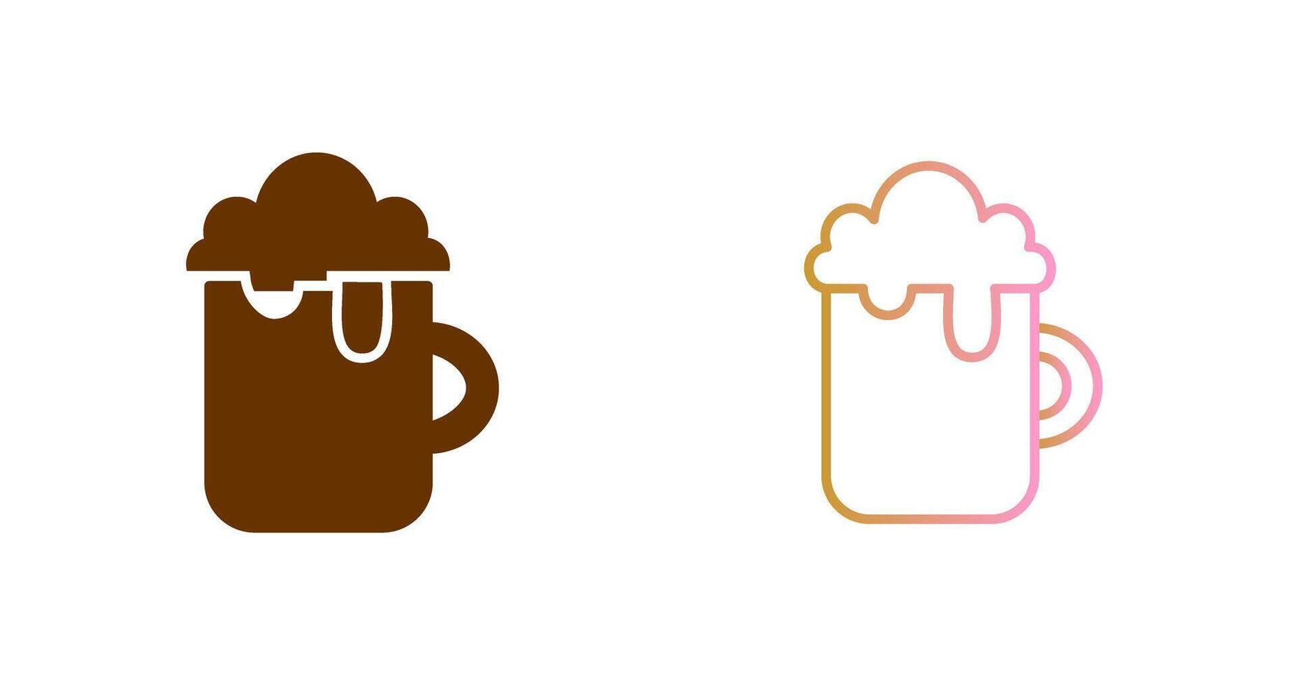 Pint of Beer Icon Design vector