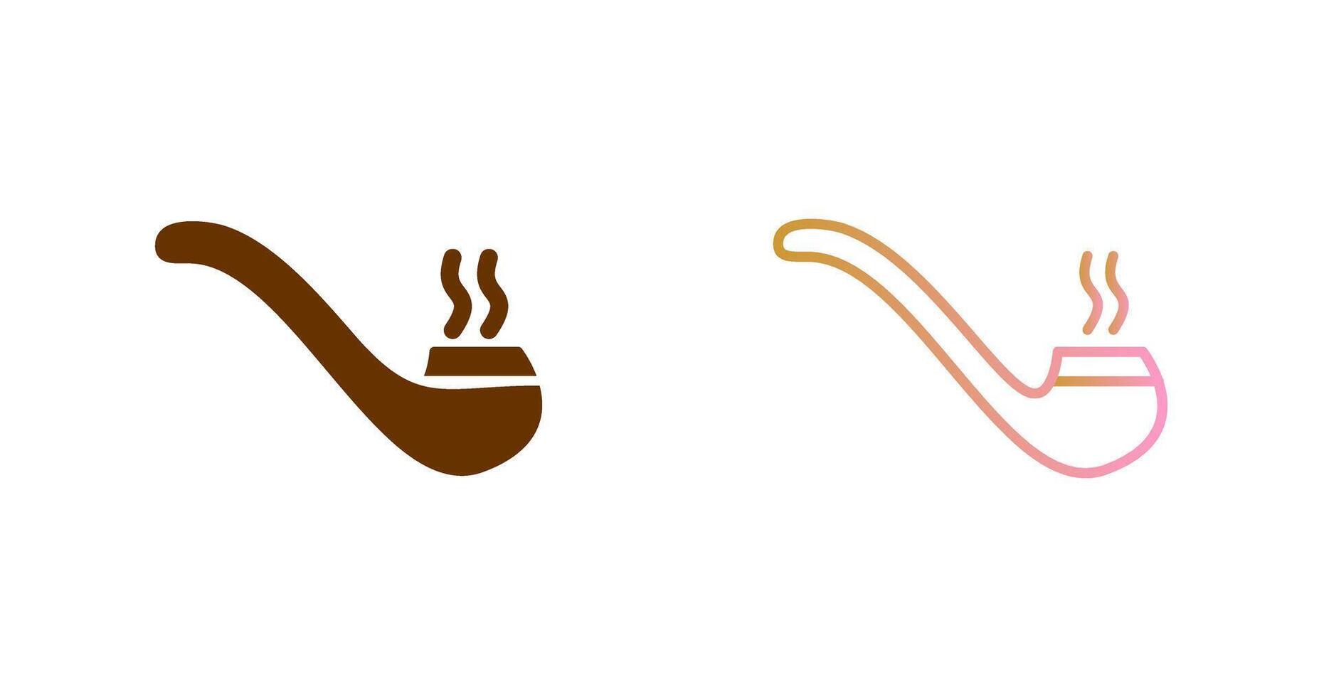 Smoking Pipe Icon Design vector