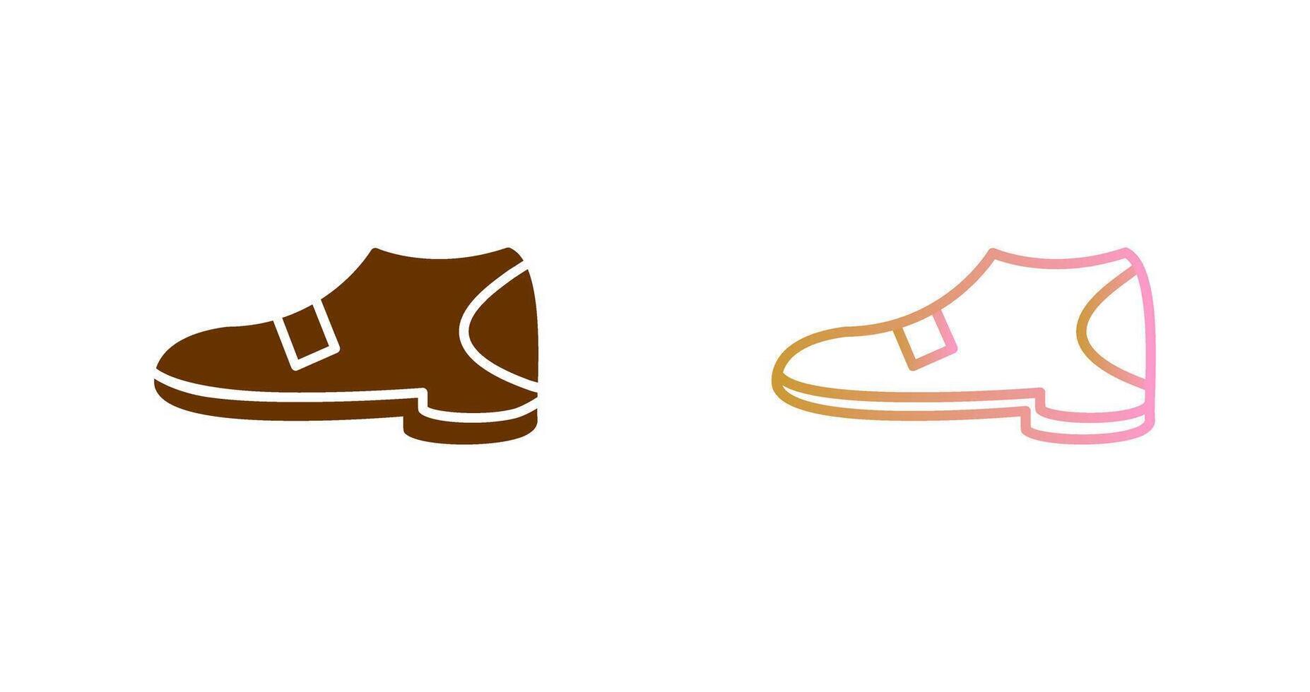 Mens Loafers Icon Design vector