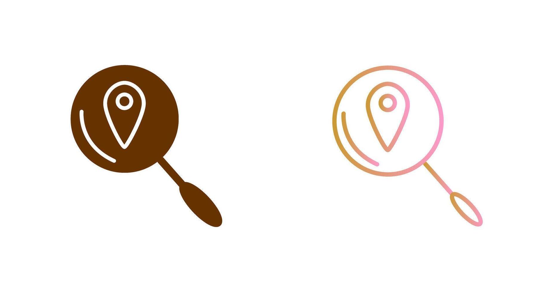 Find Location Icon Design vector