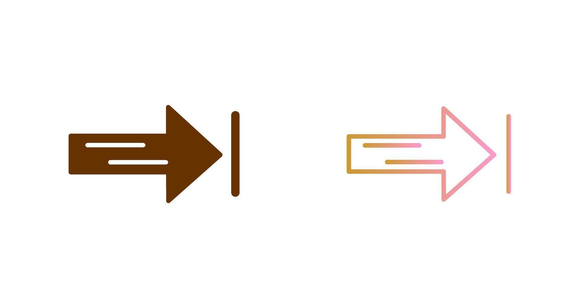 Left Arrow Icon Design vector