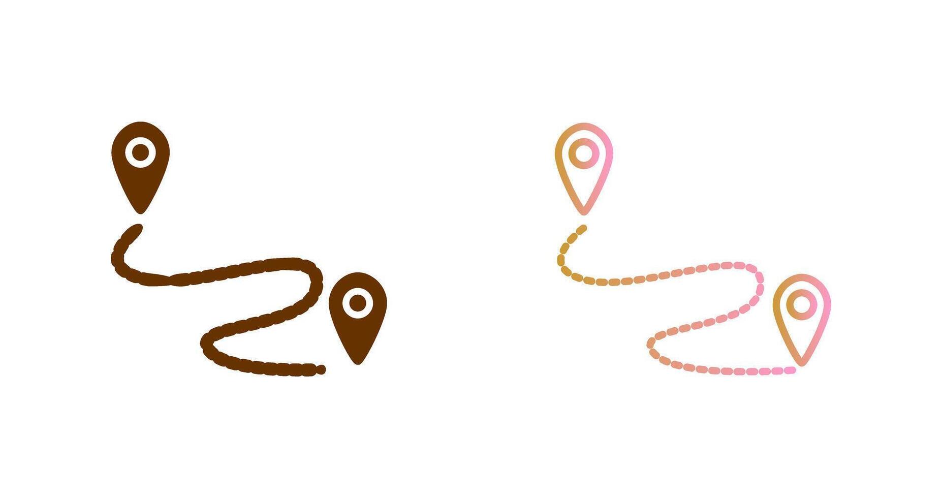 Route II Icon Design vector