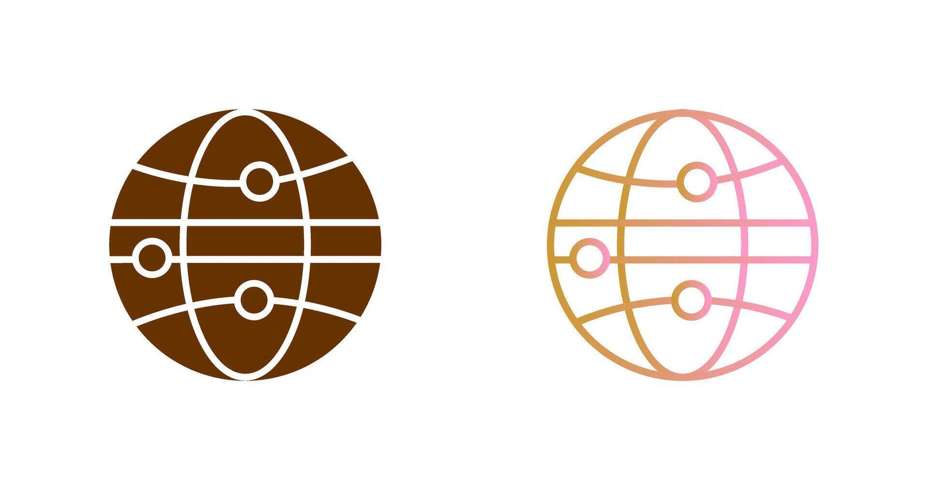 Globe III Icon Design vector