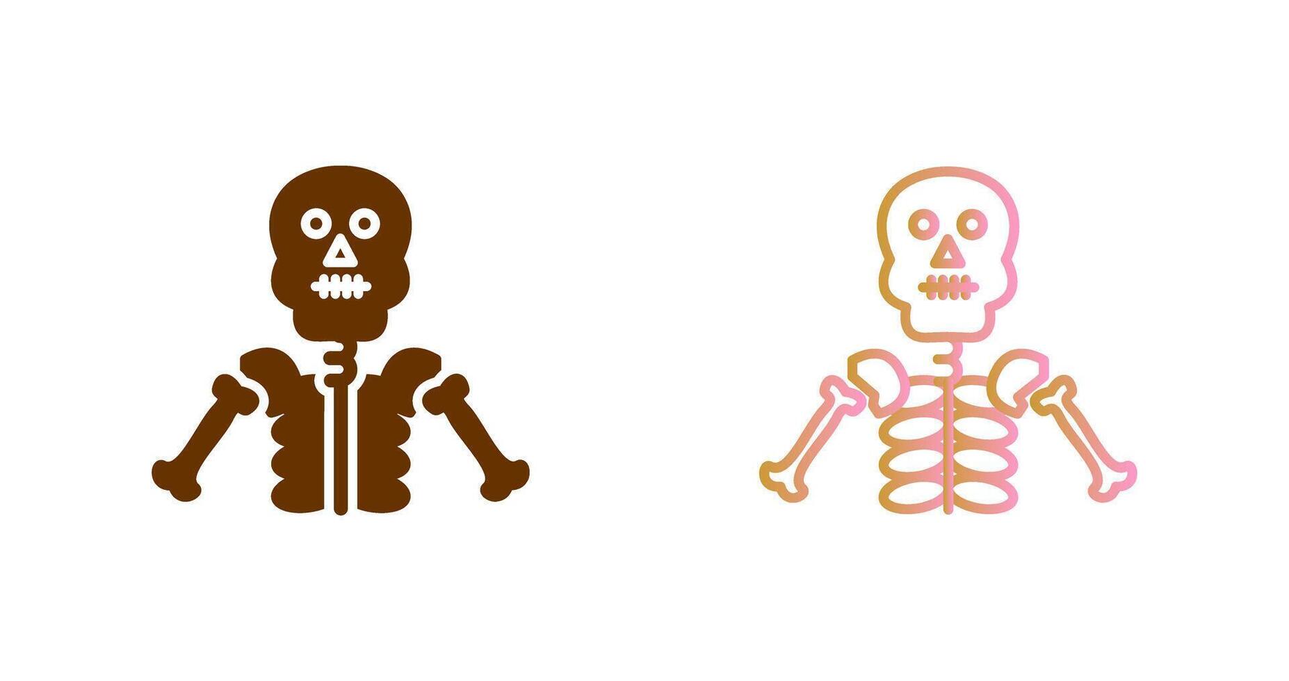 Skeleton Icon Design vector