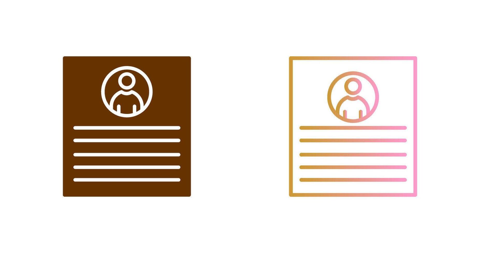 Client Profile Icon Design vector