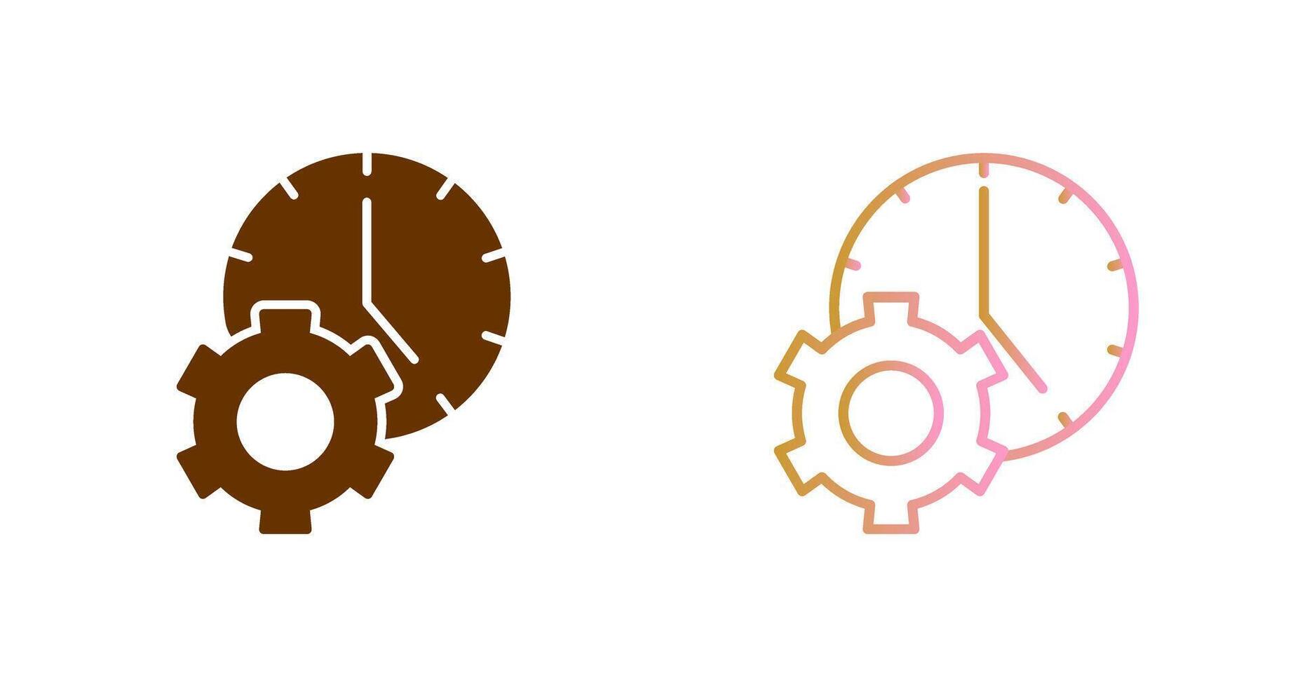 Time Planning Icon Design vector