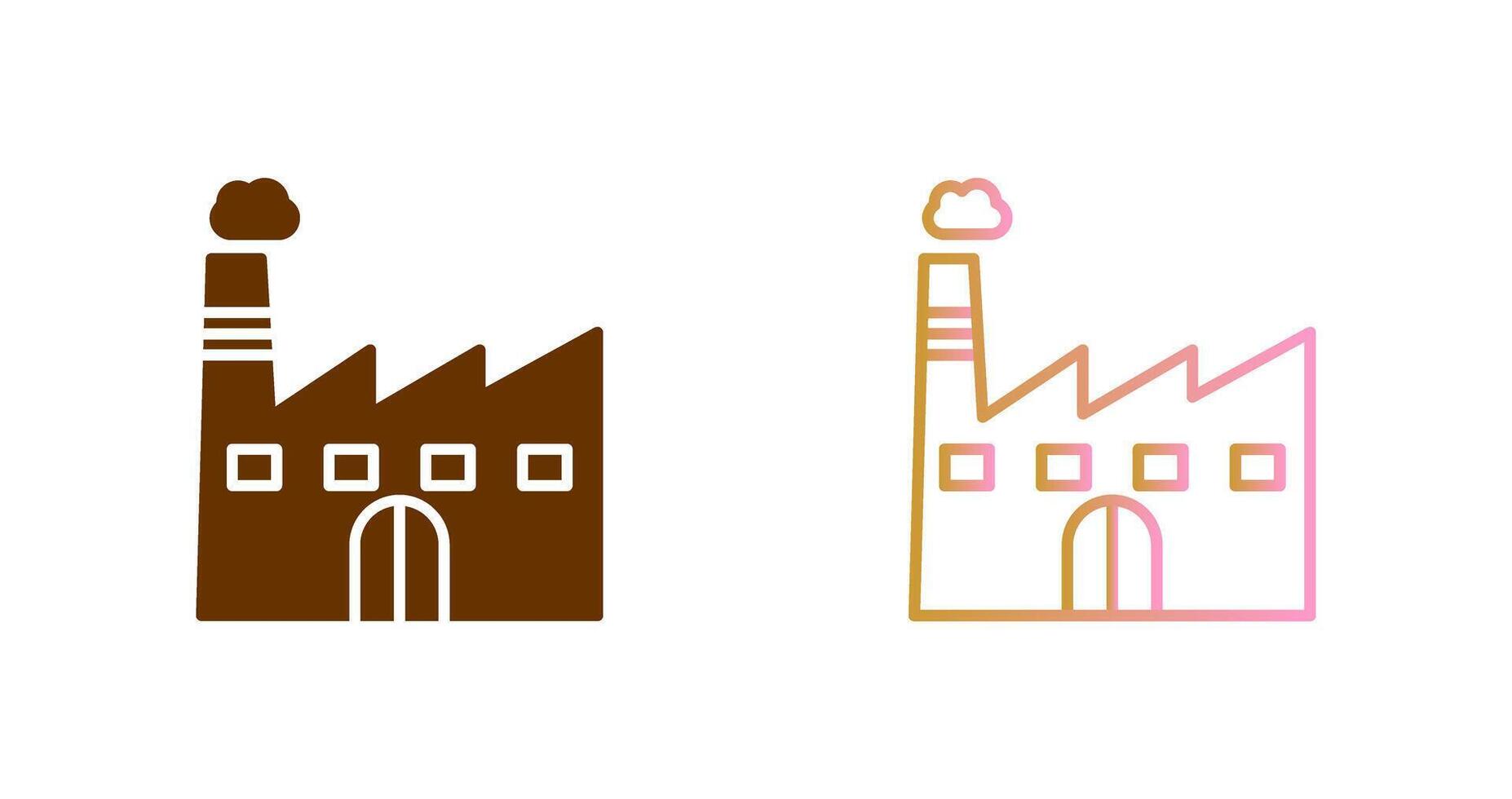 Factory Icon Design vector