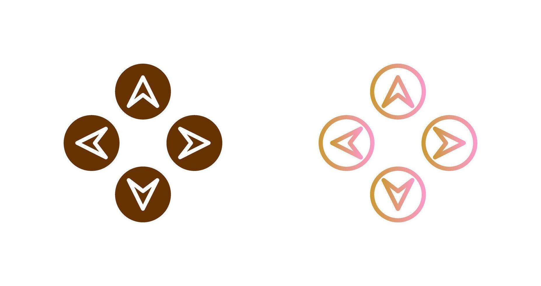 Arrow Directions Icon Design vector