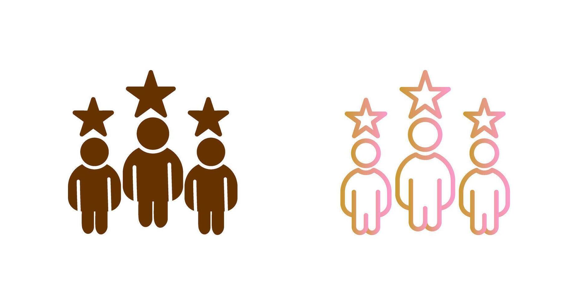 Reputation Management Icon Design vector