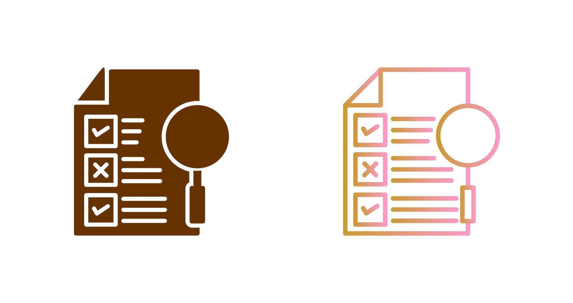 Case Study Icon Design vector