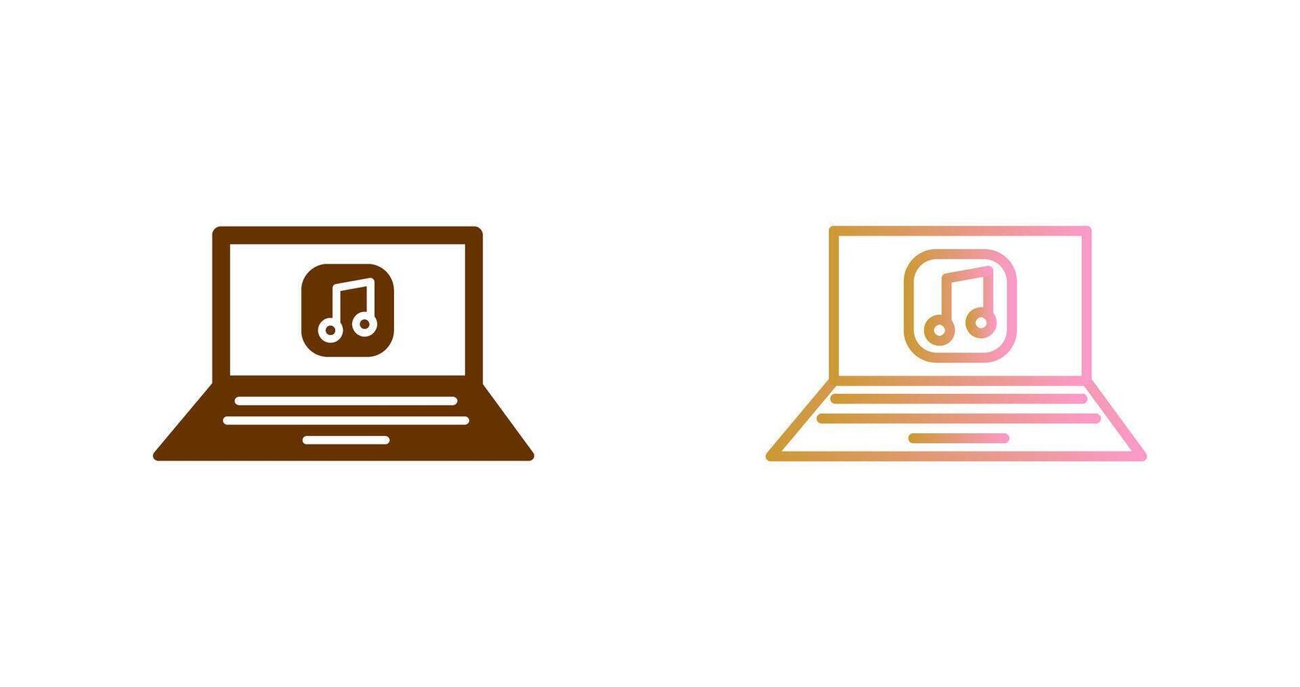 Play Music Icon Design vector