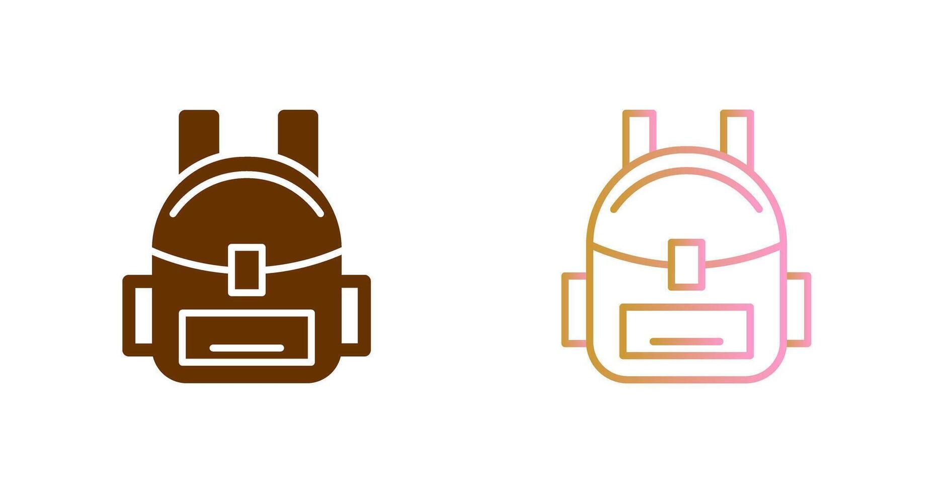 Bag Pack Icon Design vector