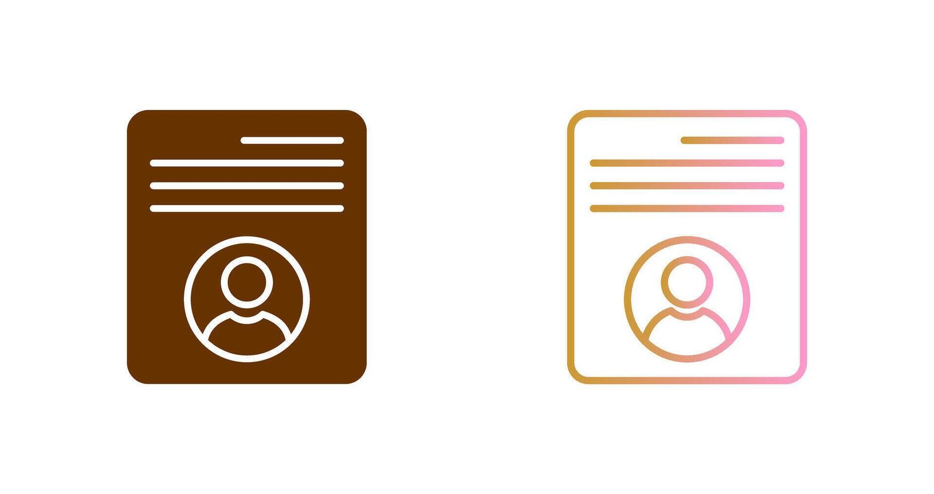 Passes Icon Design vector