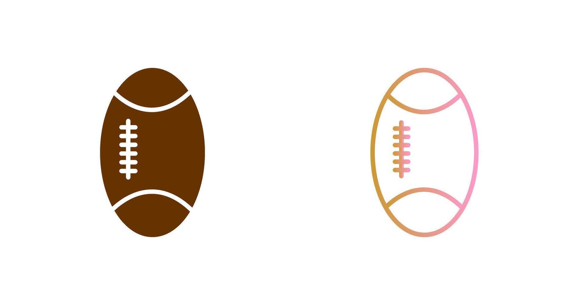 Rugby Icon Design vector