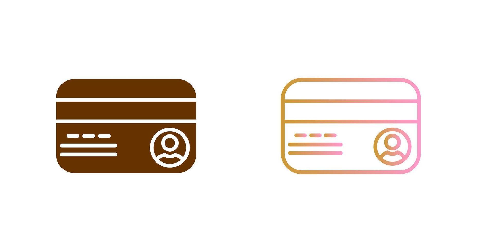 Card Icon Design vector