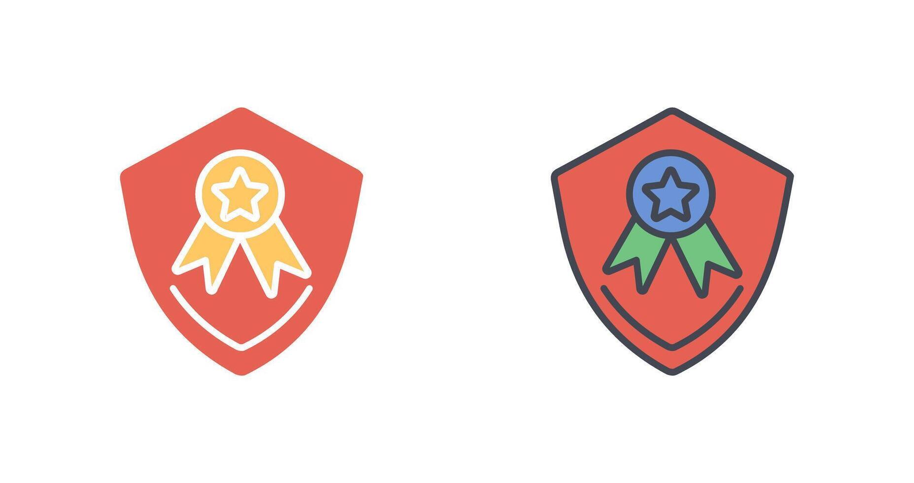 Medal Protection Icon Design vector