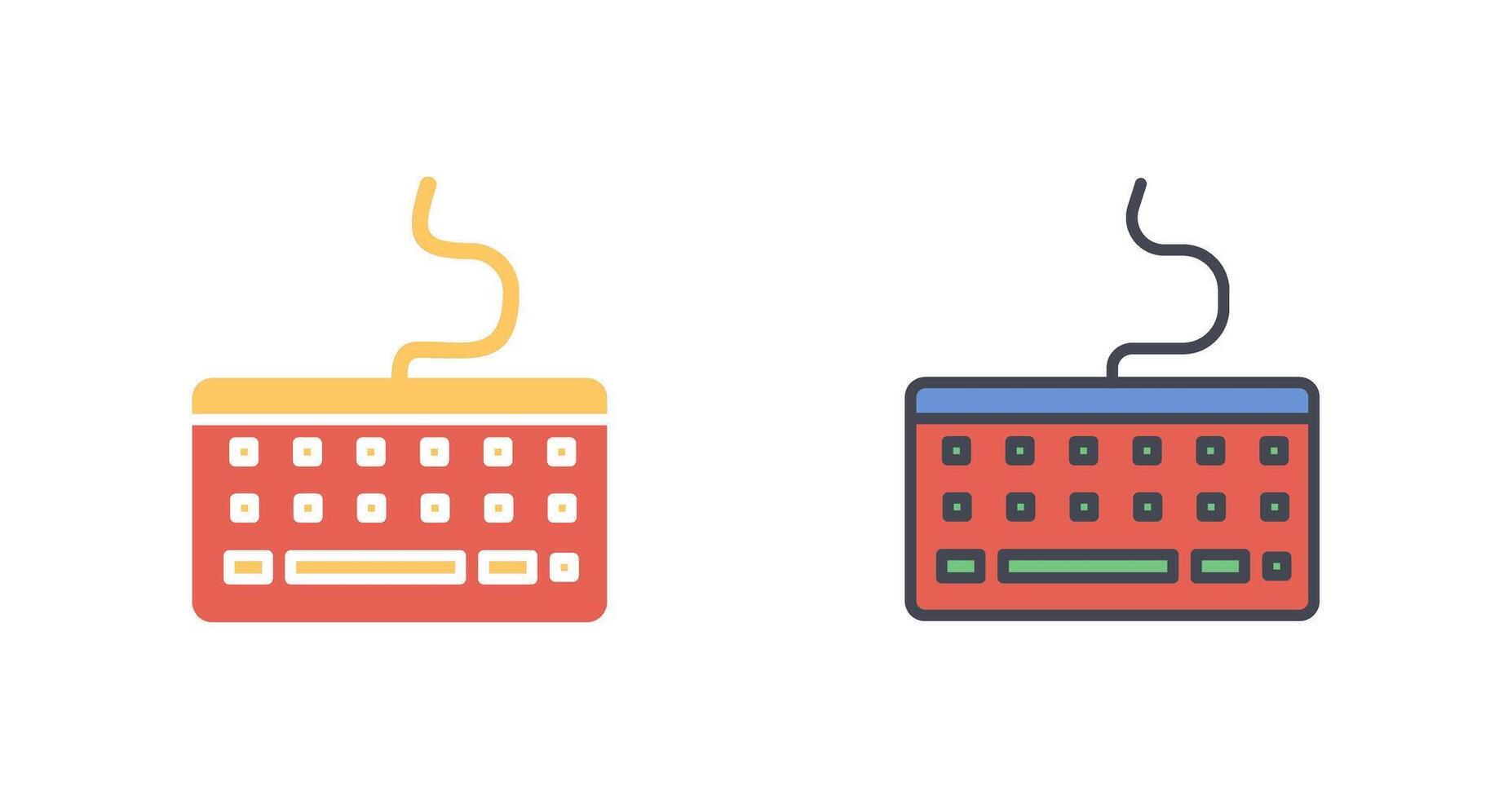 Keyboard Icon Design vector