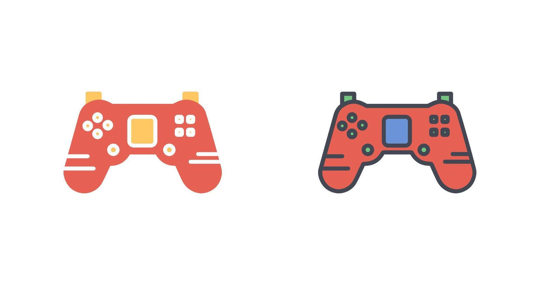 juego de azar consola icono diseño vector