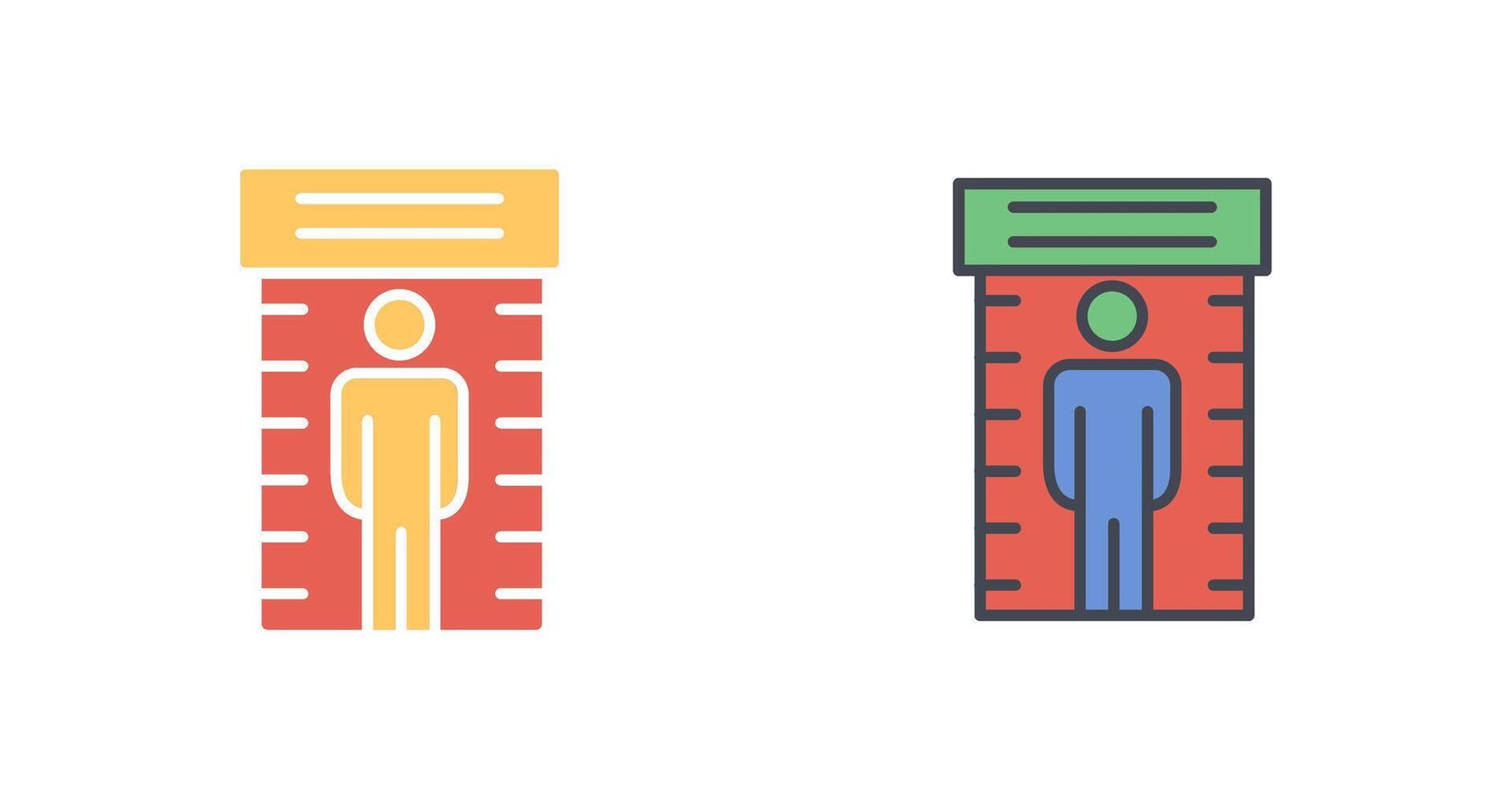 Metal Detector Icon Design vector