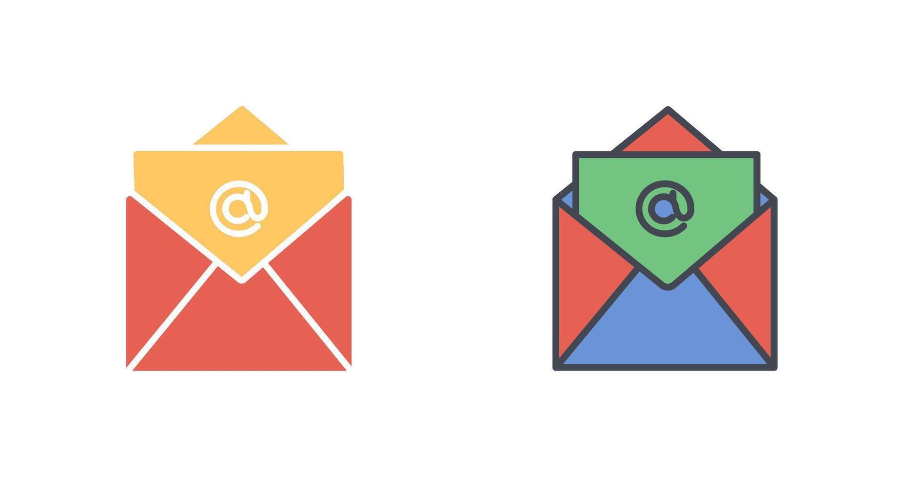 Emails Icon Design vector