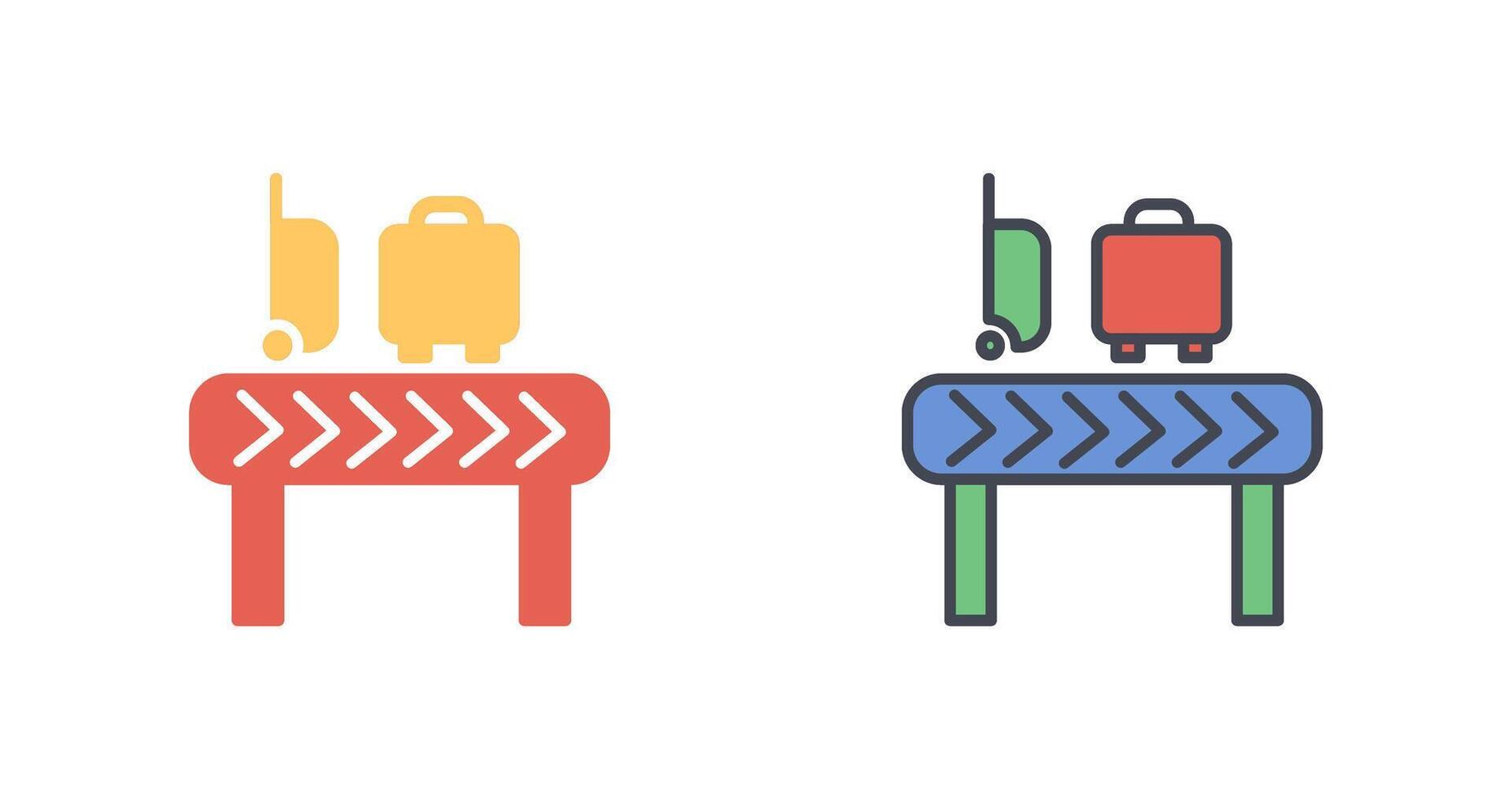 Luggage Carousel Icon Design vector