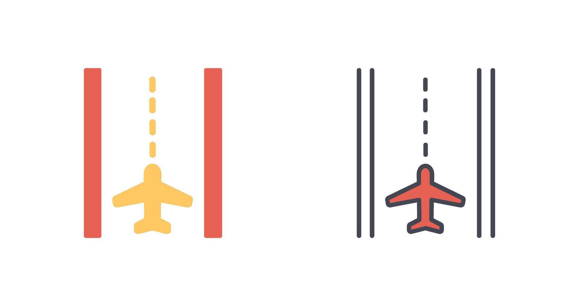 Runway Icon Design vector