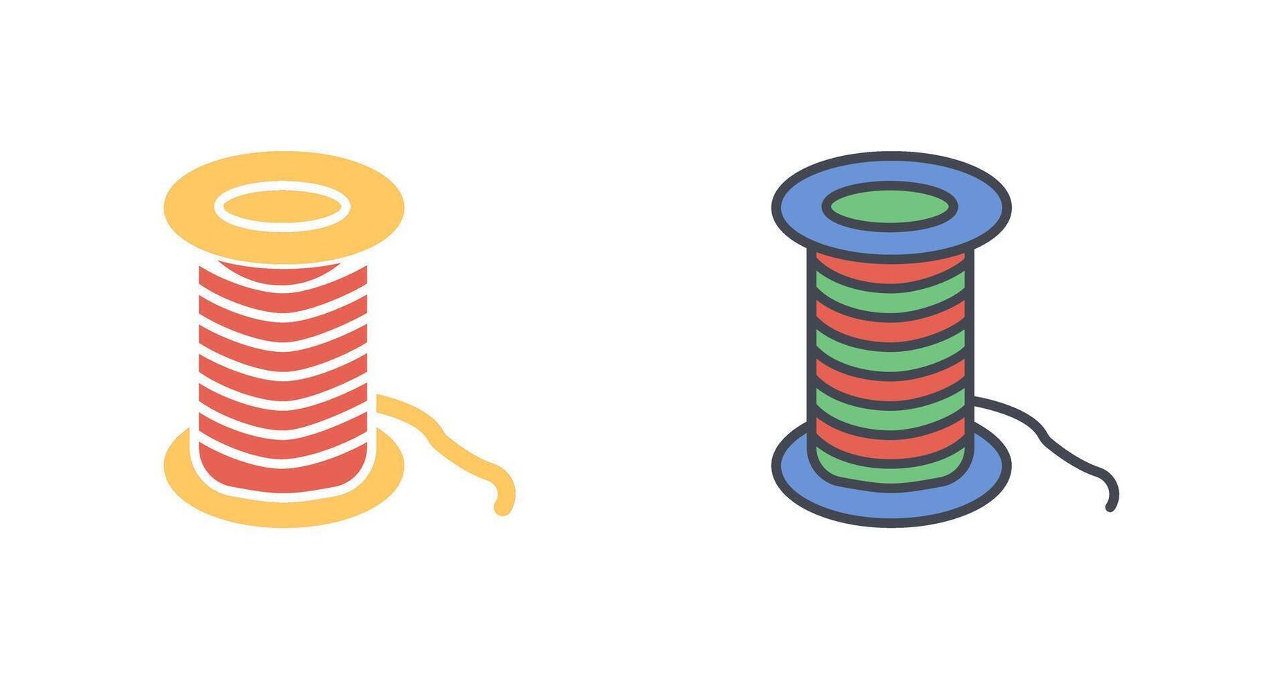 Thread Icon Design vector