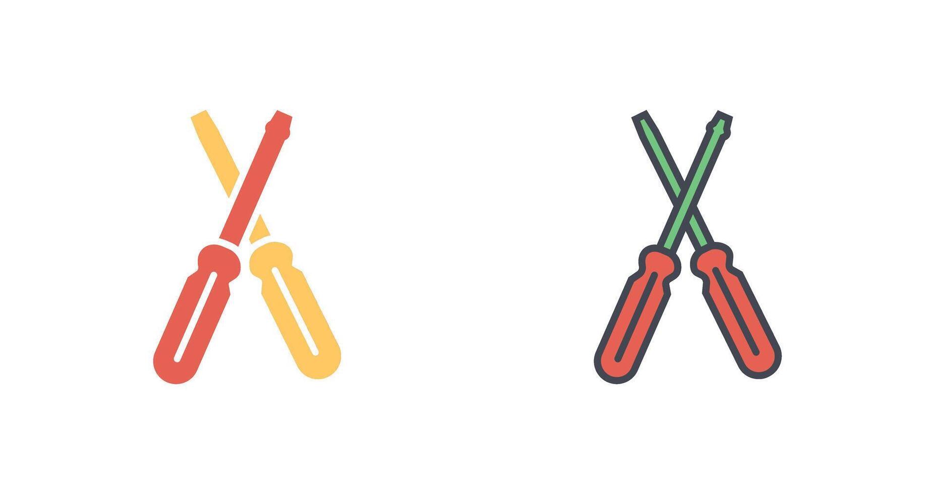 Screwdriver Icon Design vector