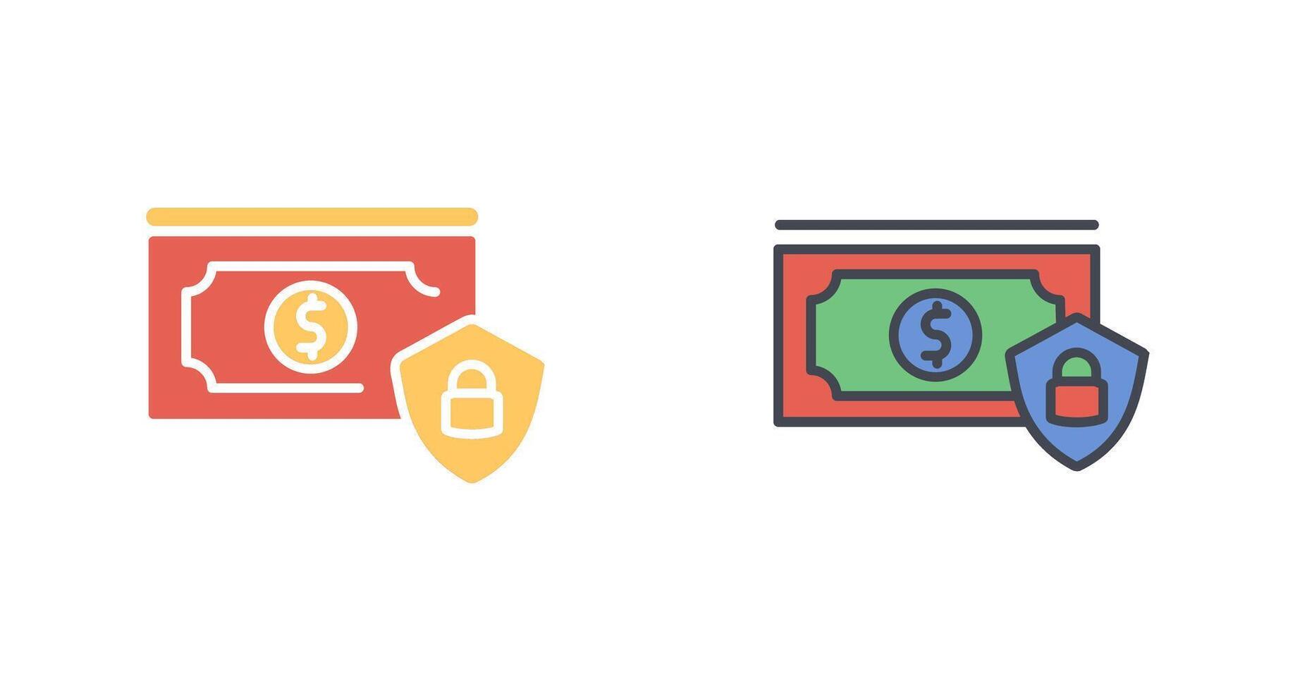 Secure Money Icon Design vector